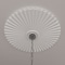 Ekena Millwork Shakuras Ceiling Medallion (For Canopies up to 5 1/2"), 29 1/2"OD x 2"P, Primed White CM30SH - alternate 5